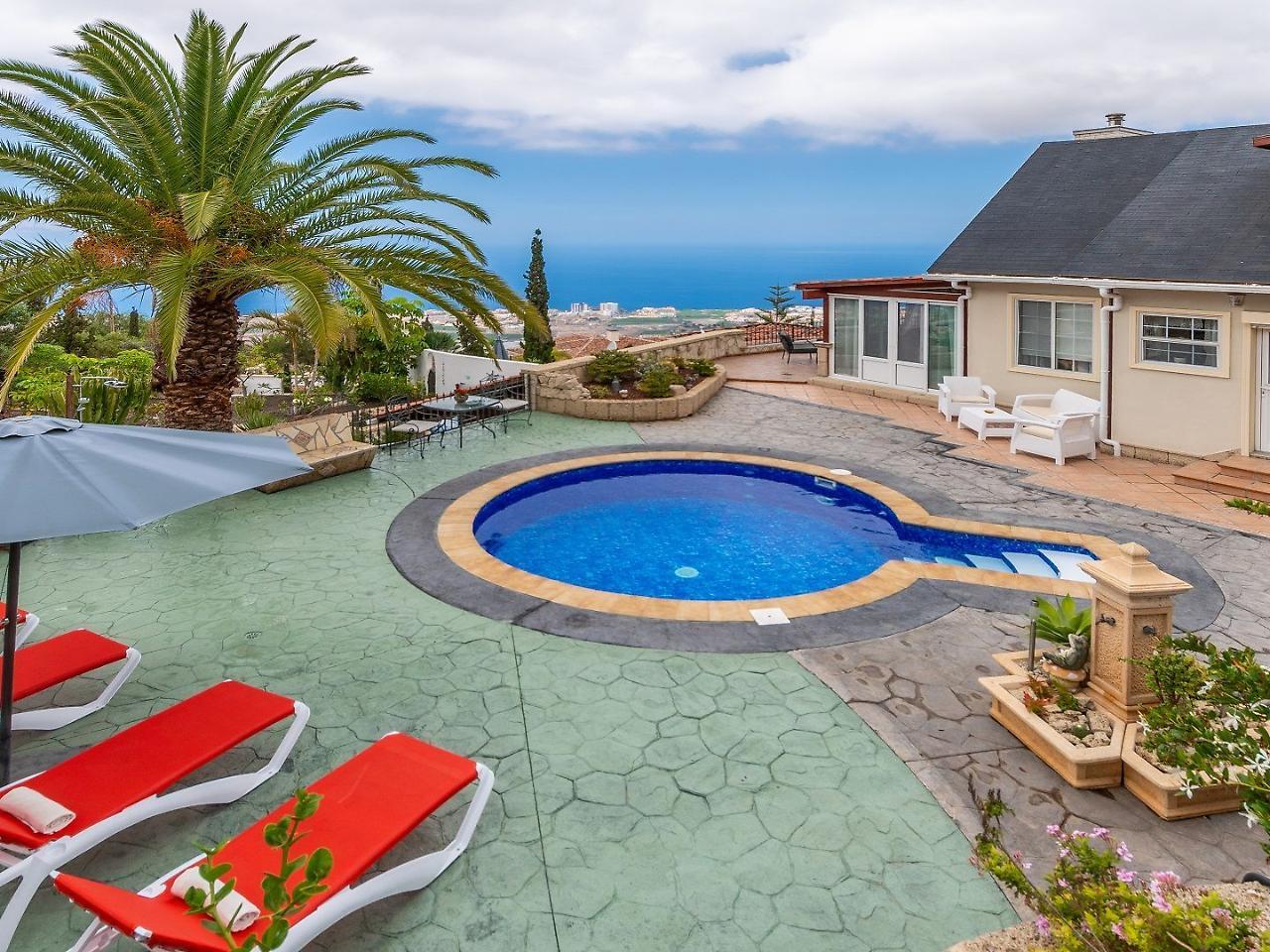 Villa Carlitos Vistas Al Mar Y A La Montana Costa Adeje  Buitenkant foto