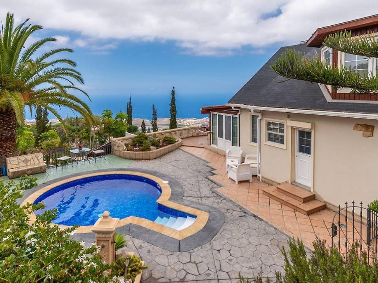 Villa Carlitos Vistas Al Mar Y A La Montana Costa Adeje  Buitenkant foto